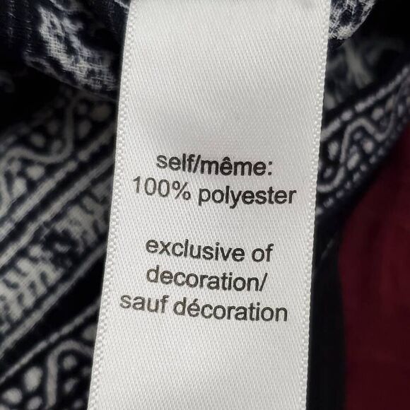 Maurices Small Black Floral Blouse - Picture 6 of 7